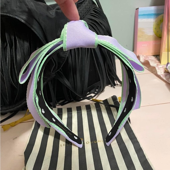 Lele Sadoughi New Light Purple/Mint Shirley - Picture 2 of 6